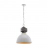 Suspension Vintage EGLO Rockingham Grey 1 Bulb E27