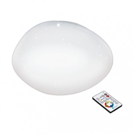 Plafón de Techo LED Eglo Sileras-A 36W Luz Regulable con Mando a Distancia