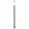 Lampadaire extérieur EGLO Helsinki Nickel Mate 1 Ampoule E27 110cm