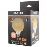 Bombilla LED Vintage Globo con Filamento 6W E27 12cm