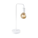 Lámpara de Sobremesa Trio Diallo Blanco 51cm 1 Bombilla E27