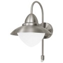 Applique extérieure EGLO Sidney Nickel Matte avec capteur 1 ampoule E27