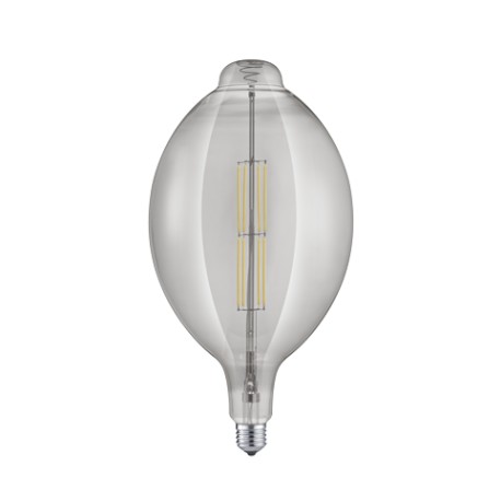 Bombilla LED Filamento Trio Tropfen Regulable Cristal Fumé 8W