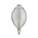 Bombilla LED Filamento Trio Tropfen Regulable Cristal Fumé 8W