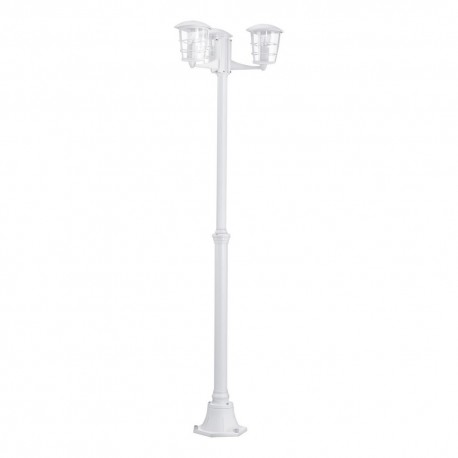Lámpara de Pie para Exterior Eglo Aloria Blanco 3 Bombillas E27 180x48cm