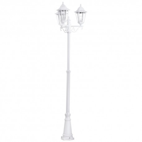 Lampadaire Extérieur EGLO Navedo Blanc 3 Ampoules E27 56cm