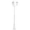 Lampadaire Extérieur EGLO Navedo Blanc 3 Ampoules E27 56cm