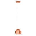 Lámpara Colgante Eglo Rocamar Cobre 1 Bombilla E27 19cm