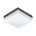 Lámpara de Exterior para Pared o Techo LED Eglo Sonella Antracita Luz Cálida 8W