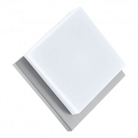 Lámpara de Exterior para Pared o Techo LED Eglo Infesto 1 Níquel Mate Luz Cálida 8W