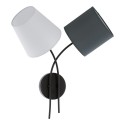 Applique murale EGLO Almeida Black 2 Ampoules E14