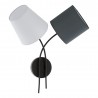 Applique murale EGLO Almeida Black 2 Ampoules E14