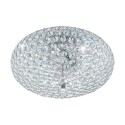 Plafonnier Eglo Clemente Cromo 2 Ampoules E27 35cm