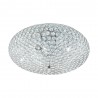 Plafonnier Eglo Clemente Cromo 3 Ampoules E27 45cm