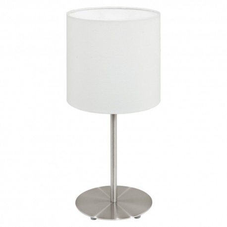 Lampe de Table EGLO Pasteri Blanc 1 Ampoule E14