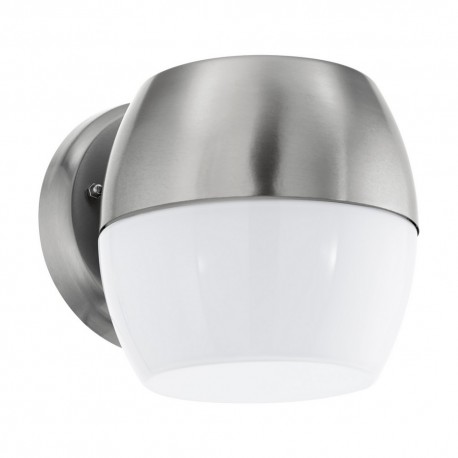 Aplique de Pared Exterior LED Eglo Oncala Níquel Mate Luz Cálida 11W