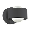 Applique MURALE LED EGLO Ono 2 Anthracite Lumière Chaude 5W