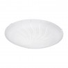 Plafón de Techo LED Eglo Margitta 1 Blanco con Cristales Luz Cálida 11W 31,5cm