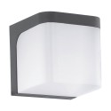 Aplique de Pared Exterior LED Eglo Jorba Antracita Luz Cálida 6W