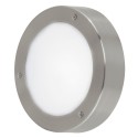 Lámpara de Exterior para Pared o Techo LED Eglo Vento 2 Níquel Mate Luz Cálida 5W