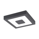 Lámpara de Exterior para Pared o Techo LED Eglo Iphias Antracita Luz Cálida 16W