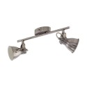 Spotlight Strip EGLO Seras Nickel Matte 2 Ampoules GU10