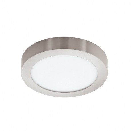 Downlight Superficie Eglo Connect LED Fueva-C Níquel Mate Luz Regulable 21W 30cm