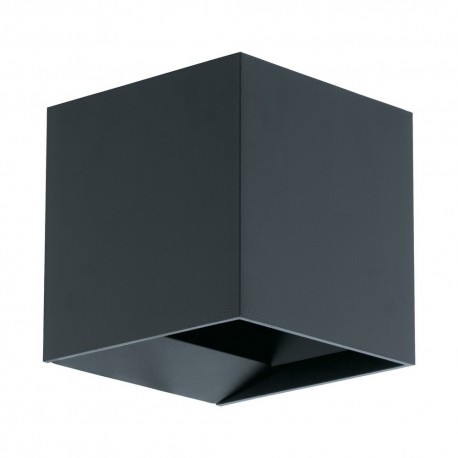 Aplique de Pared Exterior LED Eglo Calpino Antracita Luz Cálida 6W