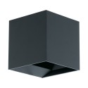 Aplique de Pared Exterior LED Eglo Calpino Antracita Luz Cálida 6W