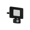 Proyector LED de Exterior Eglo Faedo 3 Negro Luz Blanca 20W 14cm