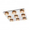 Plafonnier LED EGLO Torano Chrome Warm Light Dimmable 48W