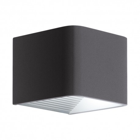 Aplique de Pared Exterior LED Eglo Doninni 1 Antracita Luz Cálida 6W