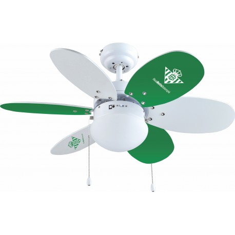 Bastilipo Real Betis Ventilador de Techo Infantil 75cm