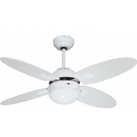 Ventilador de Techo Bastilipo Bermeo Blanco 106cm con Mando