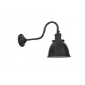 Aplique de Pared Exterior Faro LOA Negro 1 Bombilla E27