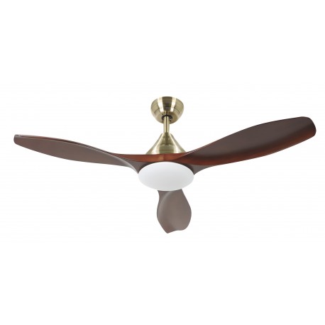 Ventilador de Techo LED Zioneled Levante Marrón y Bronce 132cm