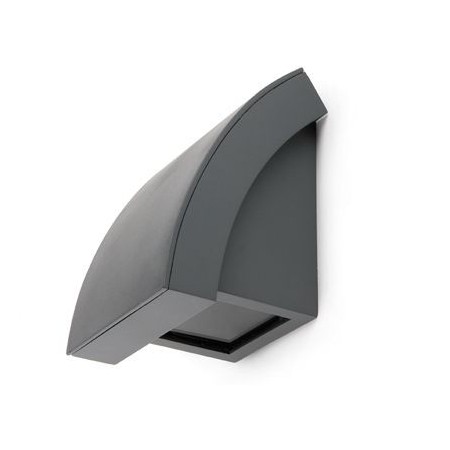 Aplique de Pared Exterior Faro Proa Gris Oscuro 1 Luz GU-10