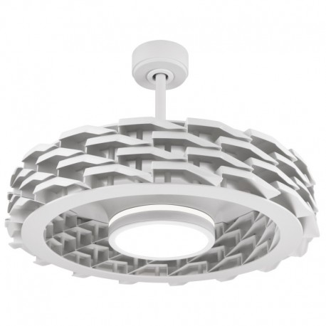 Ventilador de Techo CristalRecord Slice 73 Blanco Motor DC Luz Regulable