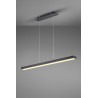 Lámpara Colgante Lineal Trio Agano LED Negro Regulable