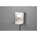 Aplique de Pared Trio Aloft LED-USB Niquel