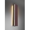 Aplique de Pared Trio Concha LED 2X9W Marrón