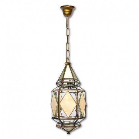 Farol Granadino Cristal Rombo Opal 50cm