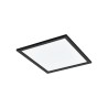 Plafond Eglo Salobrena-Connect Square Noir 45cm