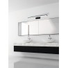 Aplique de Baño para Espejo LED Eglo Pandella 1 Negro Luz Neutra 11W