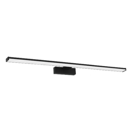 Aplique de Baño para Espejo LED Eglo Pandella 1 Negro Luz Neutra 14W