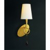 Aplique de Pared Mantra Paola Oro 1 Luz