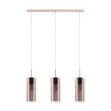 Suspension Eglo Selvino Glass Mirror Copper 3xE27