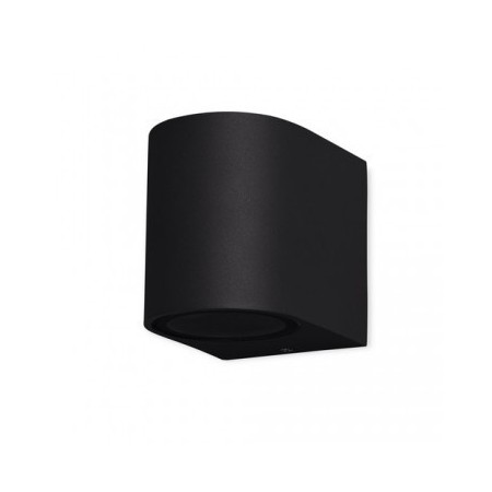 Aplique de Pared Exterior Mantra Kandanchu Negro 1 Luz