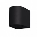 Aplique de Pared Exterior Mantra Kandanchu Negro 1 Luz