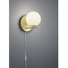 Aplique de Pared Trio Pure Bronce Blanco